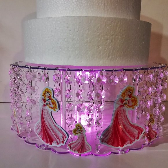 LED Acrylic Crystal Aurora Princess Inspire Disney - Picture 2 of 5